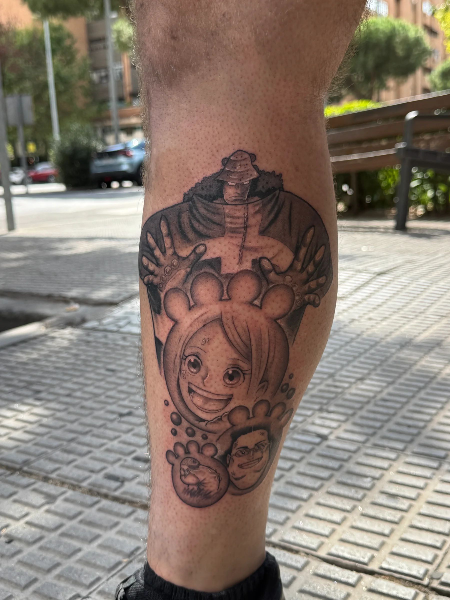 Personajes de anime en el gemelo